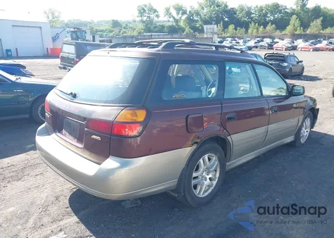 2000 Subaru Legacy Outback Awp из США, поврежденный, VIN 4S3BH6752Y7660727